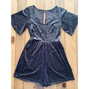 Fun velvet romper
